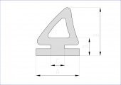 Силиконовый профиль  SP 10-04